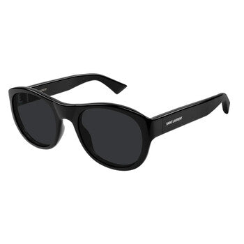 Saint Laurent Saint Laurent Black Oval Unisex Sunglasses SL 798 MAXIME 001 54