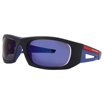 Prada Linea Rossa Prada Linea Rossa Blue Multilayer Tuning Sport Men's Sunglasses PS 02YS 16G05U 59