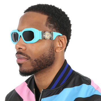 Versace Versace Dark Grey Irregular Men's Sunglasses VE4425U 543987 53