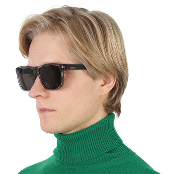 Gucci Gucci Grey Square Men's Sunglasses GG0010S 004 58