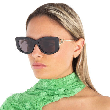 Gucci Gucci Grey Cat Eye Ladies Sunglasses GG1566S 001 55