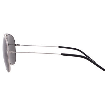 Saint Laurent Saint Laurent Grey Pilot Unisex Sunglasses SL 800 002 59