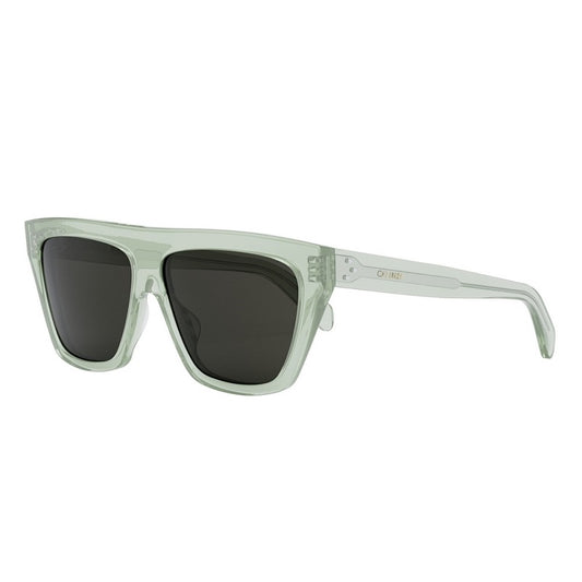 Celine CL40256I 93A Light Green Transparent/Dark Green
