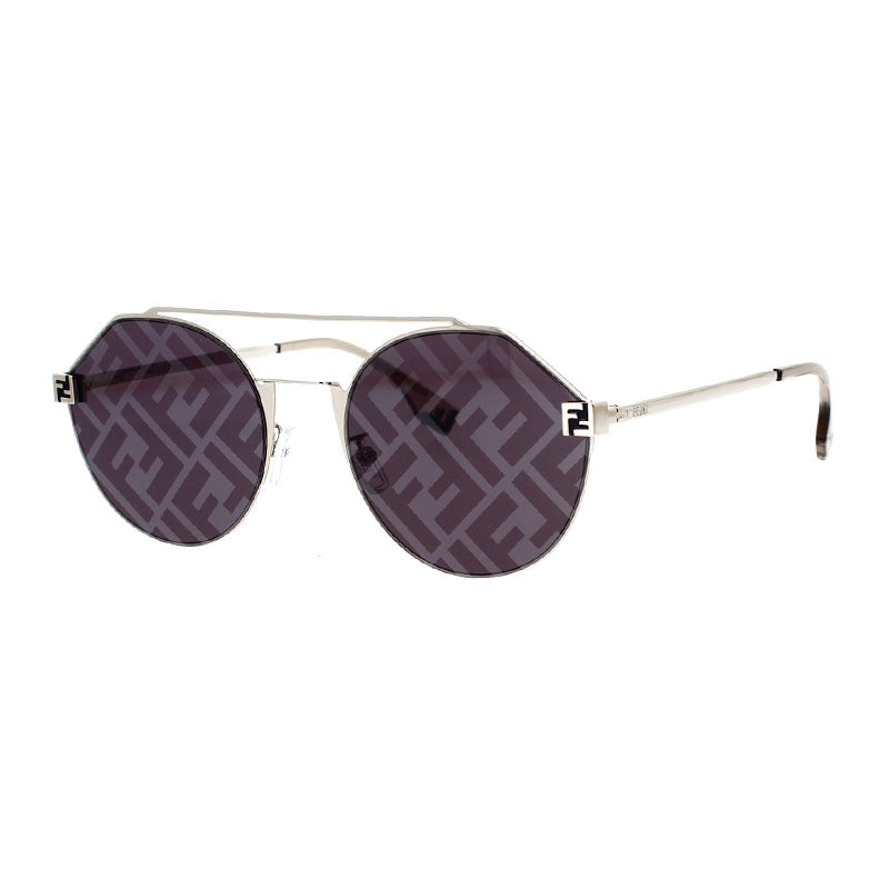 Fendi FE40060U FENDI SKY 16X Silver/Blue with FF Pattern Mirror
