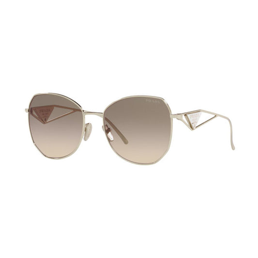 Prada PR57YS ZVN3D0 Pale Gold/Light Brown Grey Gradient