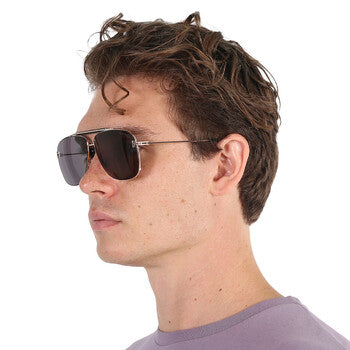 Tom Ford Tom Ford Jaden Smoke Navigator Men's Sunglasses FT1017 28A 60