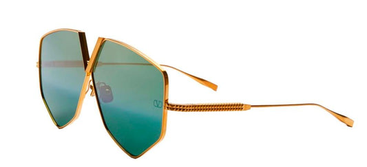 V - HEXAGON
Gold Geometric Sunglasses