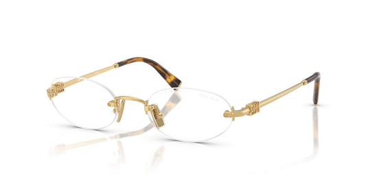 Miu Miu MU A54S 5AK08N Gold / Clear