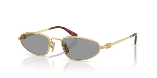 0MU A52S
Gold Oval Sunglasses