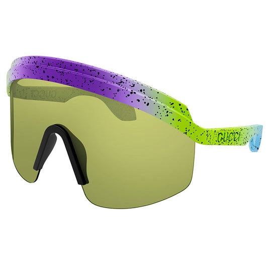 Gucci GG1477S 001 Violet Shaded Green/Light Green