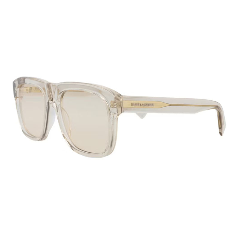 Saint Laurent SL558 009 Transparent Beige/Yellow 57mm