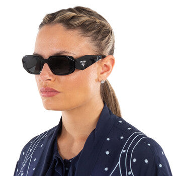 Prada Prada Grey Rectangular Ladies Sunglasses PR 17WS 1AB5S0 49