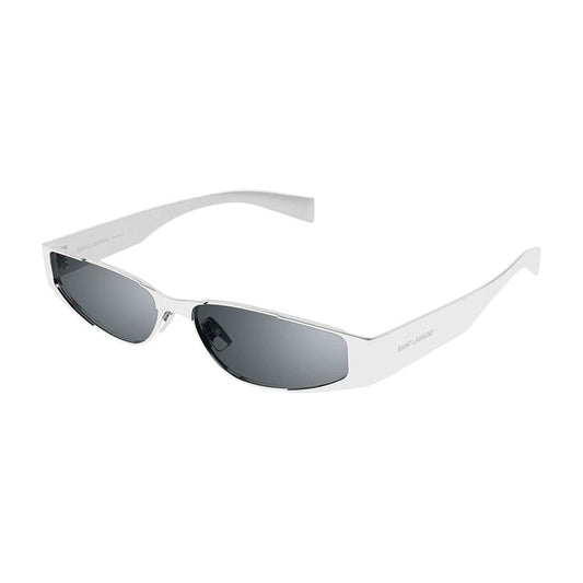 Saint Laurent SL739 001 Shiny Silver/Grey Silver Mirror