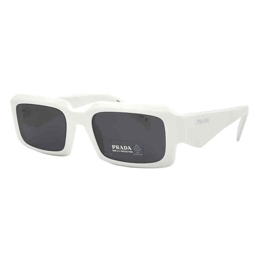 Prada PRADA-PR27ZS-17K08Z-54 WHITE / DARK GREY 54-21-145 PRADA SUNGLASSES