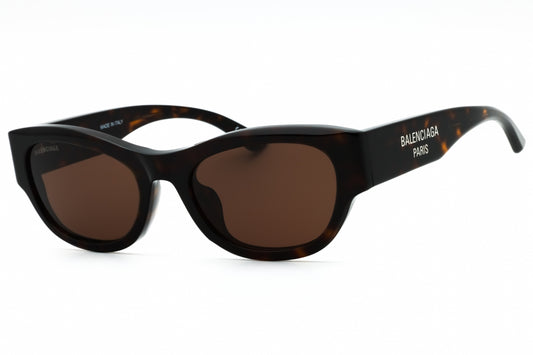 Balenciaga BB0389SK 002 Dark Havana/Brown 55mm