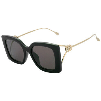 Gucci Gucci Grey Square Ladies Sunglasses GG1567SA 001 54