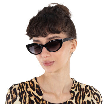 Saint Laurent Saint Laurent Grey Gradient Cat Eye Ladies Sunglasses SL M115 002 54