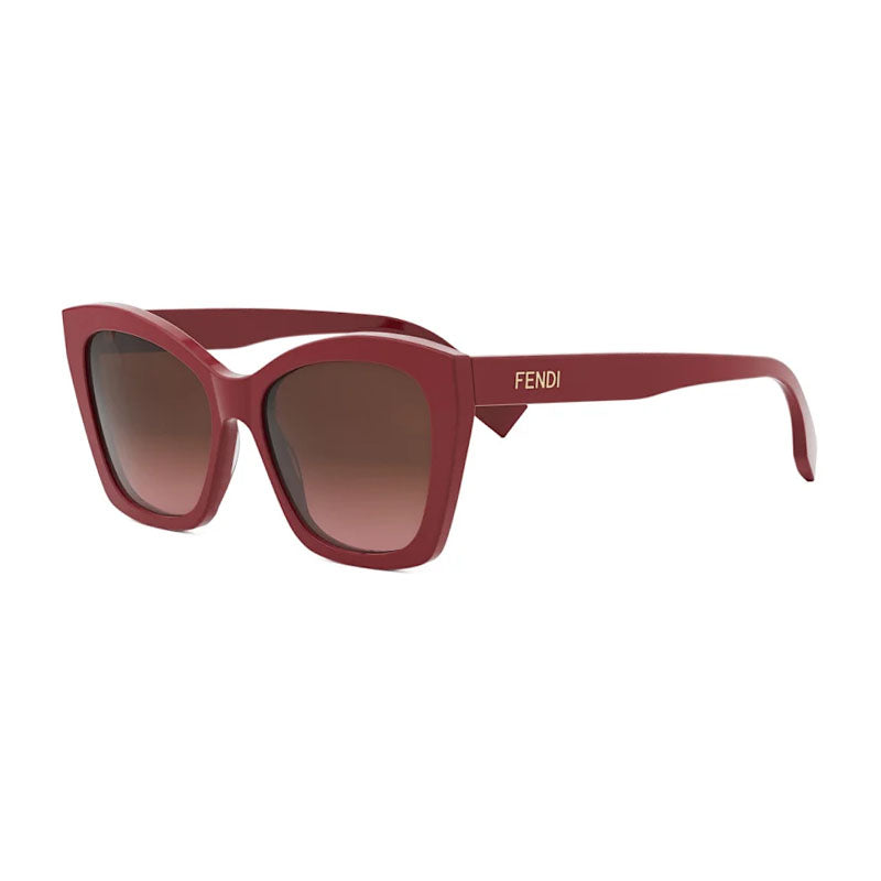 Fendi FE40151I 66F Shiny Red/Brown Gradient 55mm