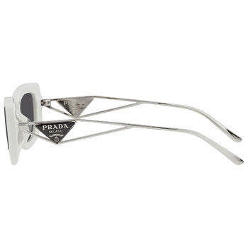 Prada Prada Dark Gray Rectangular Ladies Sunglasses PR 14YS 1425S0 53