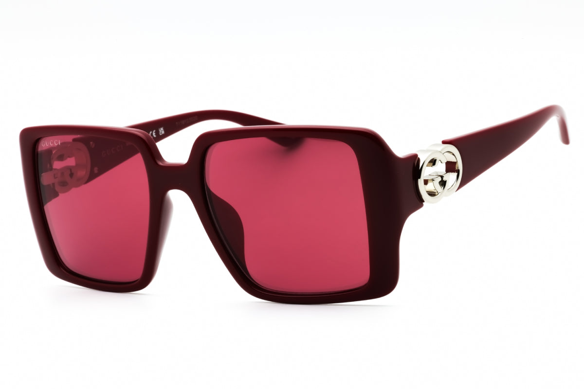 Gucci GG1692SA 005 Burgundy/Clear Demo Lens 54mm
