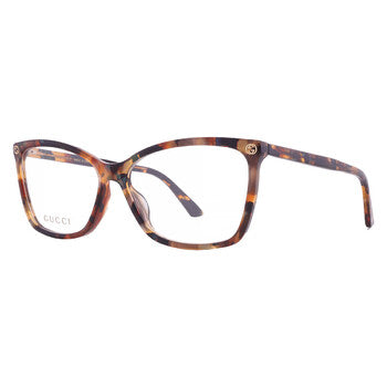Gucci Gucci Demo Square Ladies Eyeglasses GG0025O 014 56