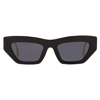 Versace Versace Dark Grey Irregular Ladies Sunglasses VE4432U GB1/87 53