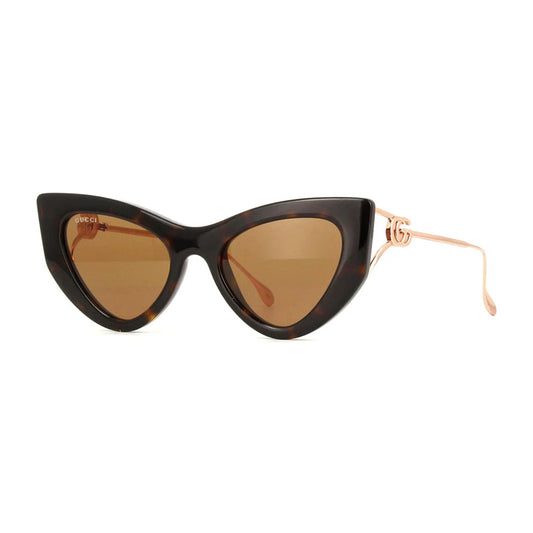 Gucci GG1565S 002 Dark Havana/Gold/Brown