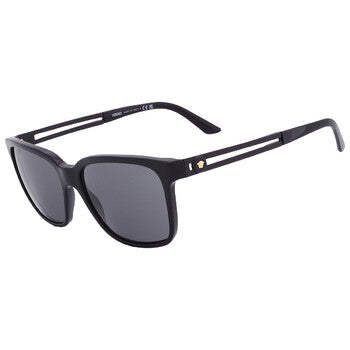 Versace Versace Grey Rectangular Men's Sunglasses VE4307 533287 58