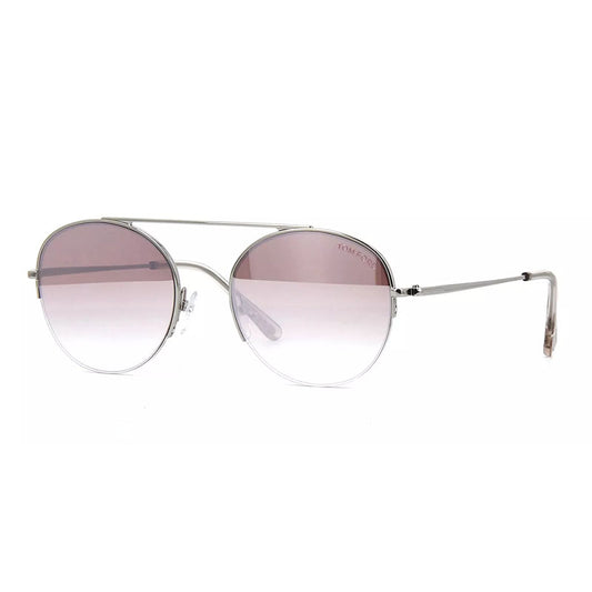 Tom Ford FT0668 16Z Shiny Palladium/Pink Gradient Mirror 54mm