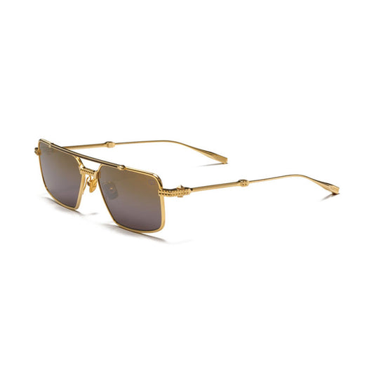 Valentino V-SEI VLS-111 B Light Gold/Dark Brown Gold Gradient Flash Mirror AR 58mm