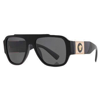 Versace Versace Polarized Grey Navigator Men's Sunglasses VE4436U GB1/81 57