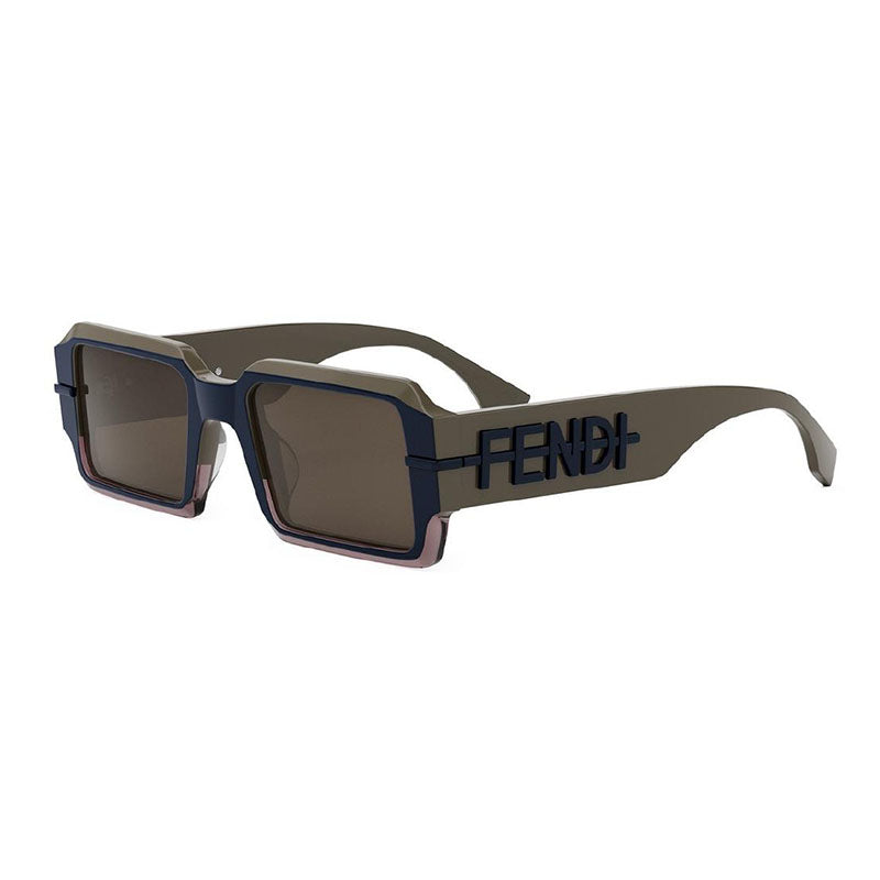 Fendi FE40073U 50E Shiny Brown/Brown 52mm