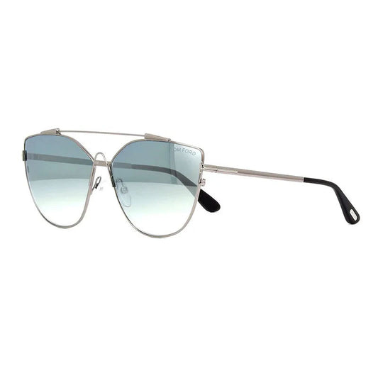 Tom Ford FT0563/S 14X Shiny Ruthenium/Blue Gradient Mirror 64mm