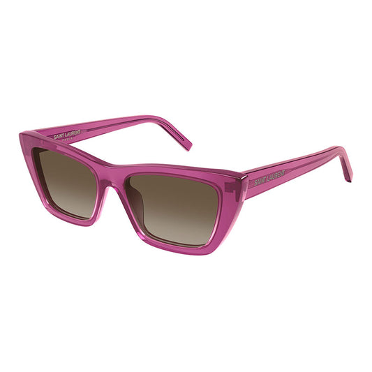 Saint Laurent SL276MICA 061 Transparent Cyclamen/Khaki Gradient