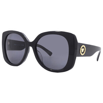 Versace Versace Dark Grey Butterfly Sunglasses VE4387F GB1/87 56