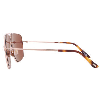 Tom Ford Tom Ford Stella Brown Pilot Ladies Sunglasses FT1185 28E 67
