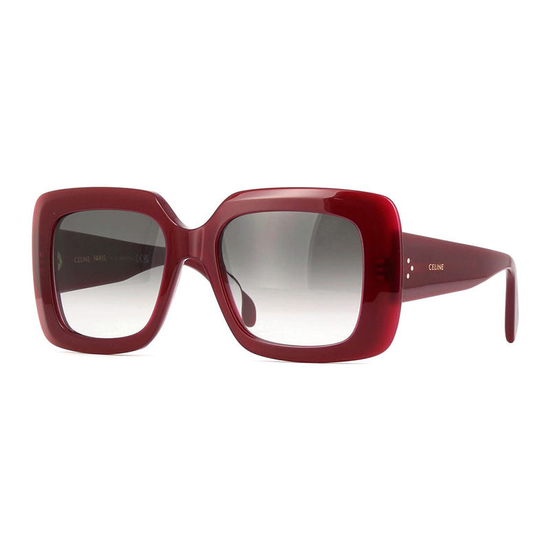 Celine CL40263F 69B Shiny Burgundy/Grey Gradient 54mm
