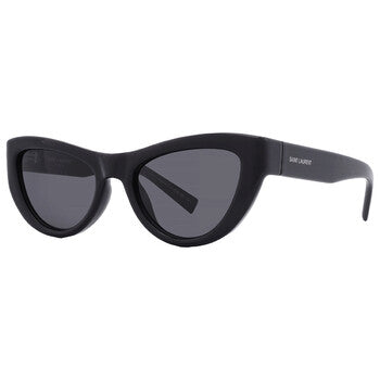 Saint Laurent Saint Laurent Black Cat Eye Ladies Sunglasses SL 676 001 53