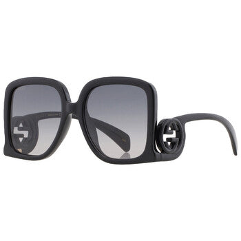 Gucci Gucci Grey Gradient Square Ladies Sunglasses GG1326S 001 58