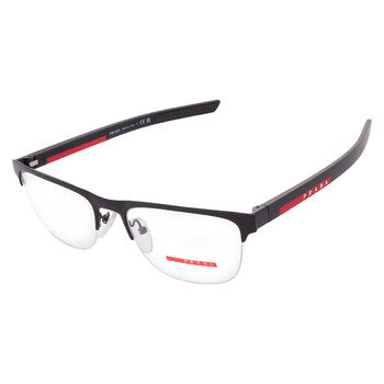 Prada Prada Linea Rossa Demo Rectangular Men's Eyeglasses PS 51QV 1BO1O1 57