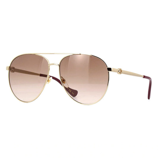 Gucci GG1088S 002 Gold/Brown Gradient