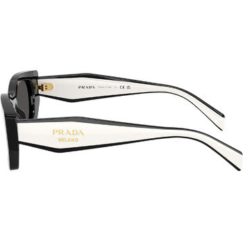 Prada Prada Dark Grey Rectangular Ladies Sunglasses PR B05S 09Q08Z 53