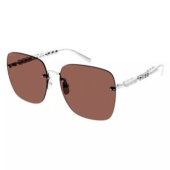 Gucci Gucci Brown Square Ladies Sunglasses GG1923SA 002 63