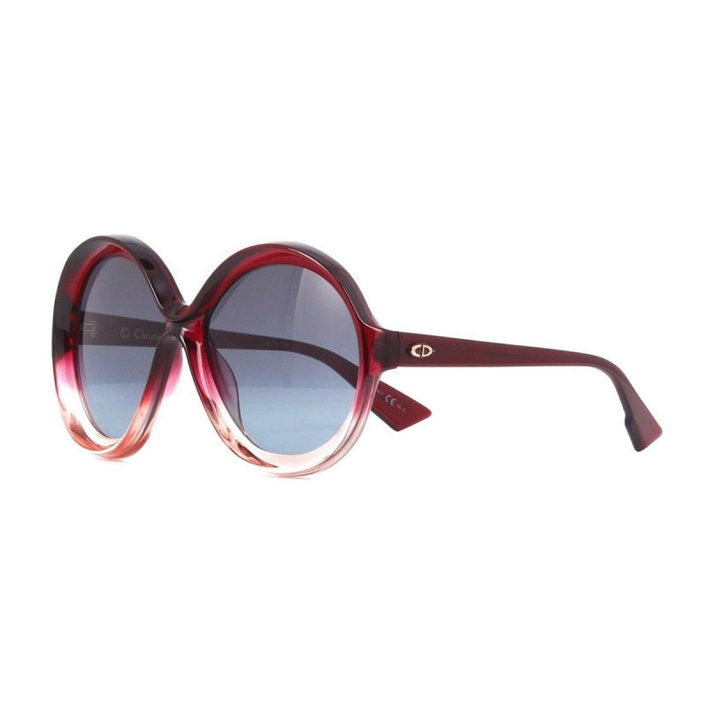 Dior DIORBIANCA 0T5I7 Burgundy Gradient Pink/Grey Petrol 58mm