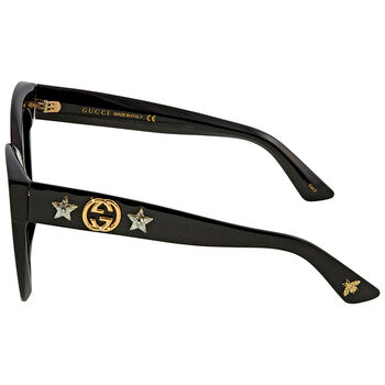 Gucci Gucci Grey Butterfly Ladies Sunglasses GG0208S 001 49