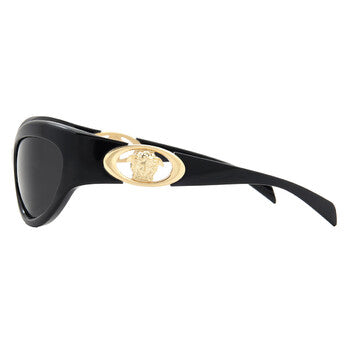 Versace Versace Dark Grey Cat Eye Ladies Sunglasses VE4485 GB1/87 59
