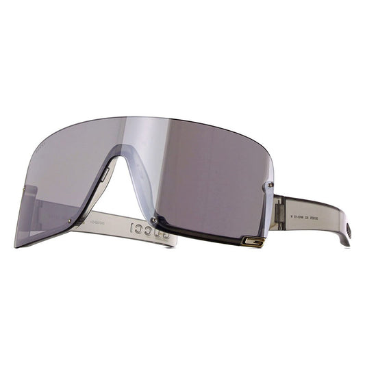 Gucci GG1637S 002 Transparent Light Grey/Multilayer Silver Mirror