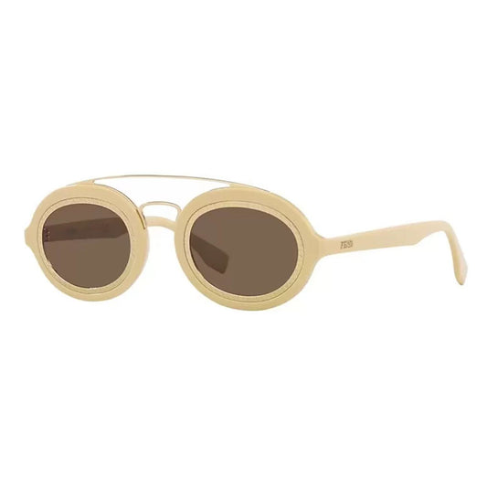 Fendi FE40094I 25E Ivory/Gold/Brown