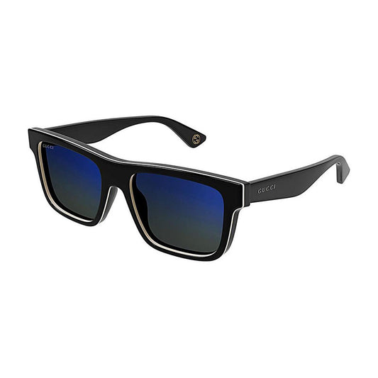 Gucci GG1618SA 003 Black Grey/Dark Green to Blue Gradient Mirror
