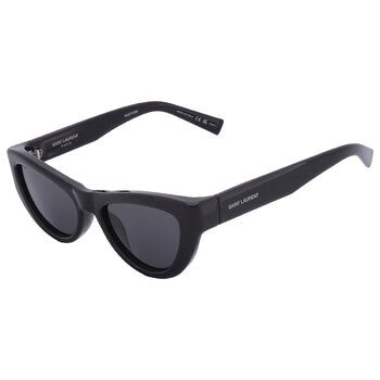 Saint Laurent Saint Laurent Black Cat Eye Ladies Sunglasses SL 676 001 53